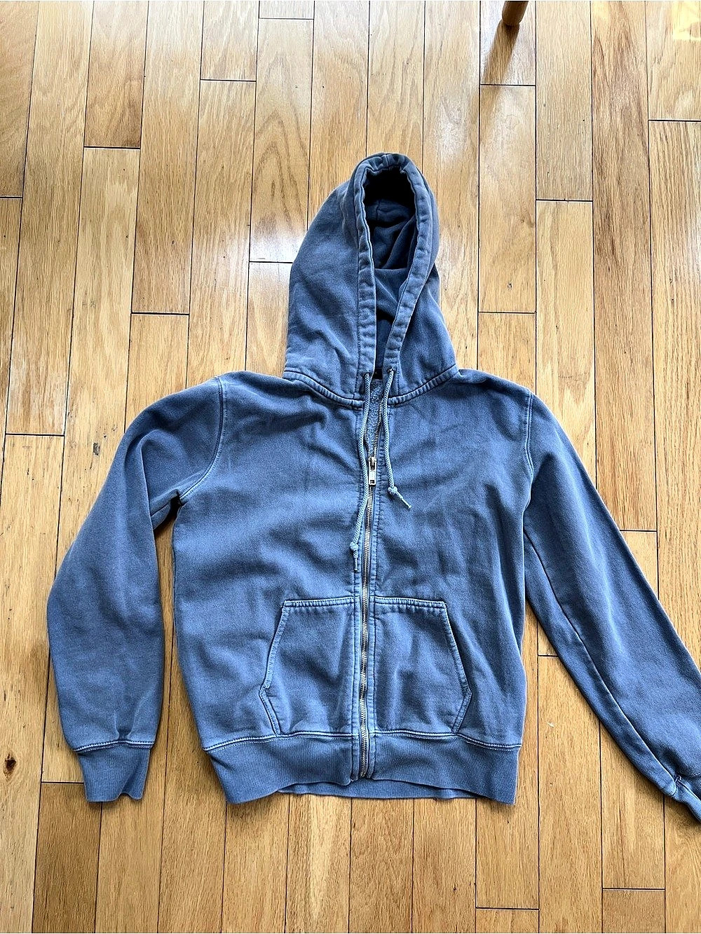Brandy Melville blue zip up hoodie